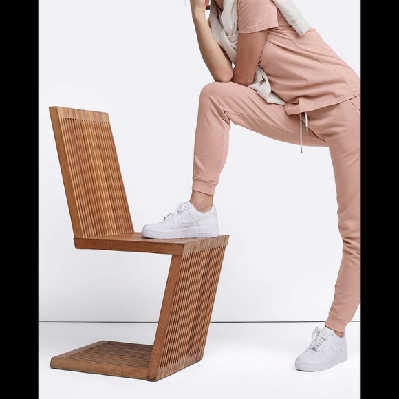 NWT MATE The Label Organic Terry Classic Jogger Size Small in Rose - Picture 3 of 7